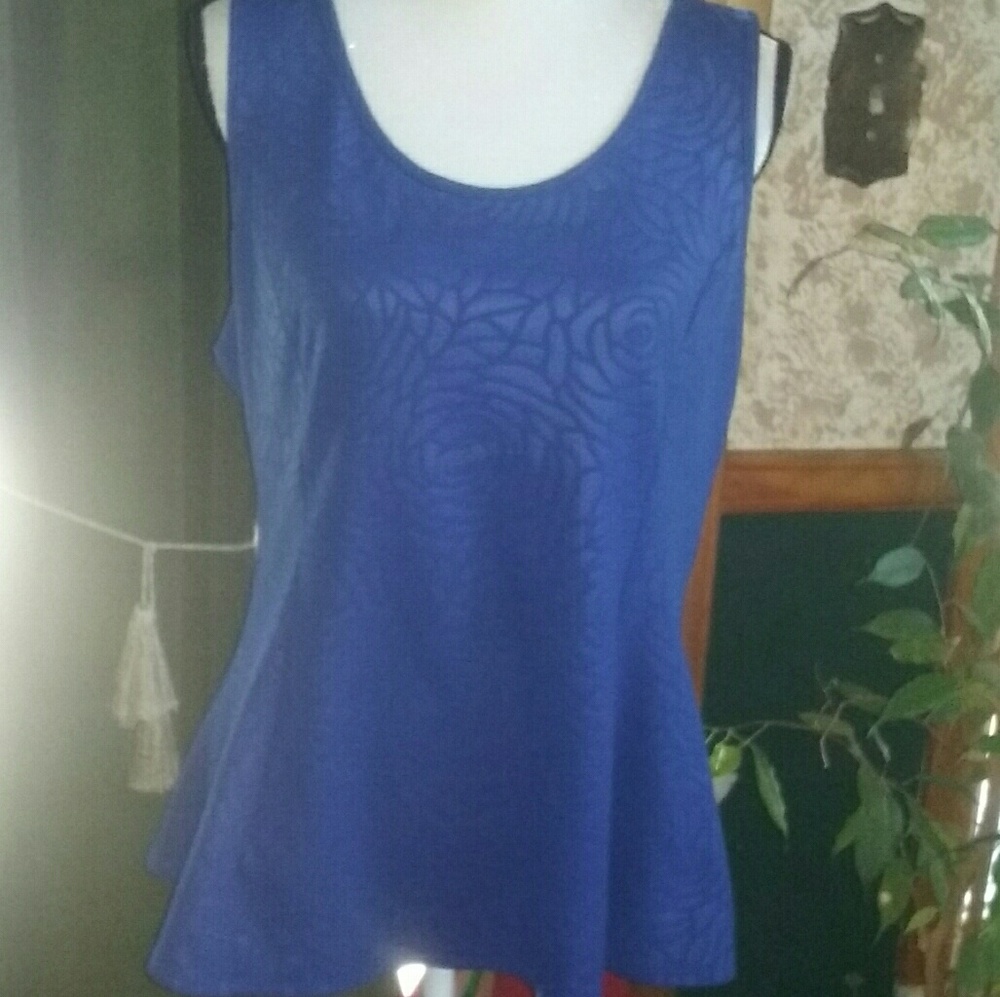 Blue tank top
